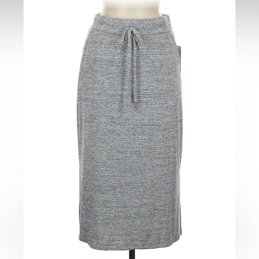NWT Market & Spruce Gray Midi Skirt